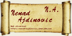 Nenad Ajdinović vizit kartica